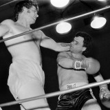 April 9th, 1979 -- "So You Wanna Fight" competition at the PNE Gardens. Louis Richards (right) during his first bout of the night.