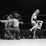 April 9th, 1979 -- "So You Wanna Fight" competition at the PNE Gardens. Louis Richards in his corner before round three of his first bout of the night.